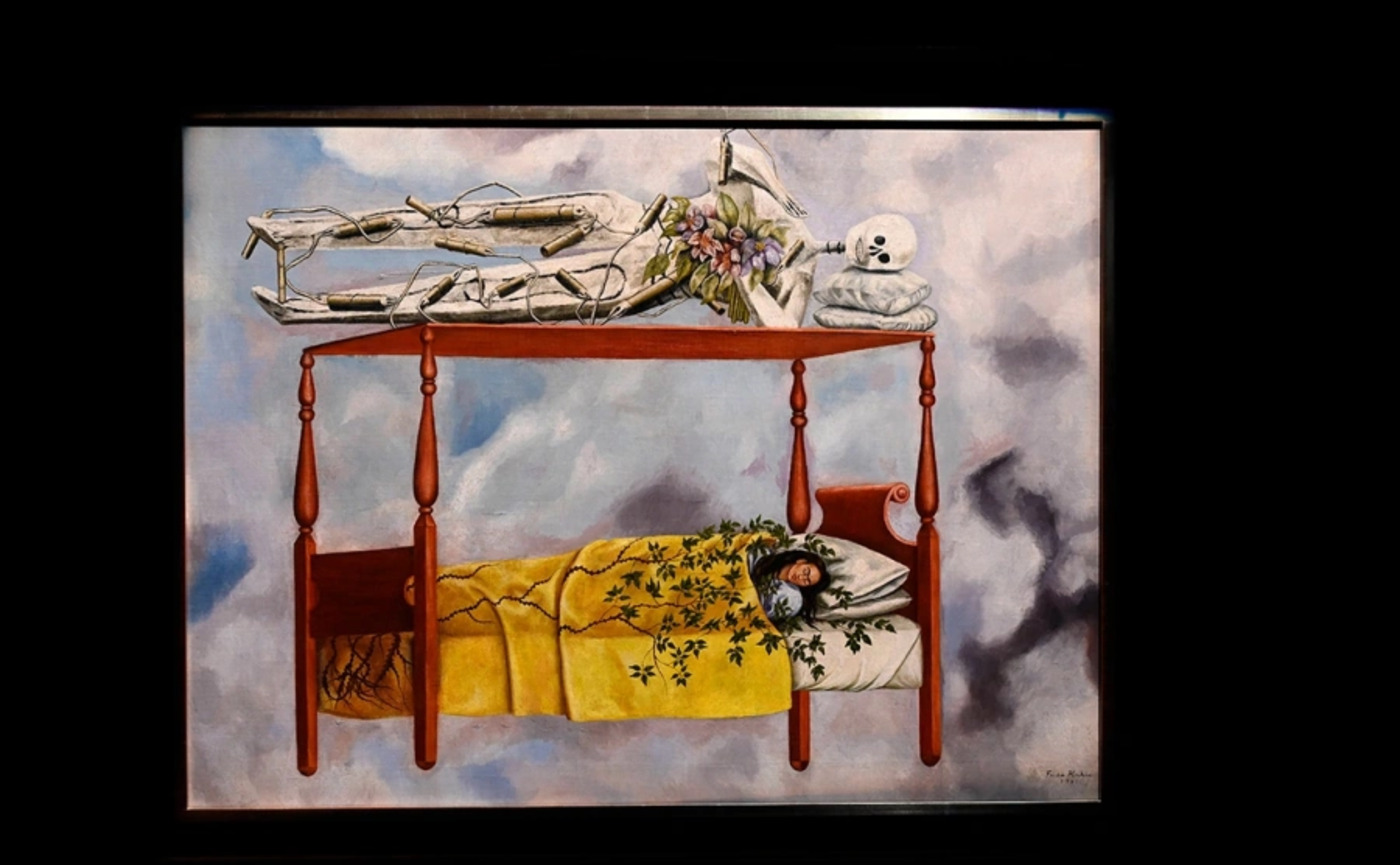 Обложка: «Сон» («Кровать») Фриды Кало. Источник: Kobe Li/ Reuters