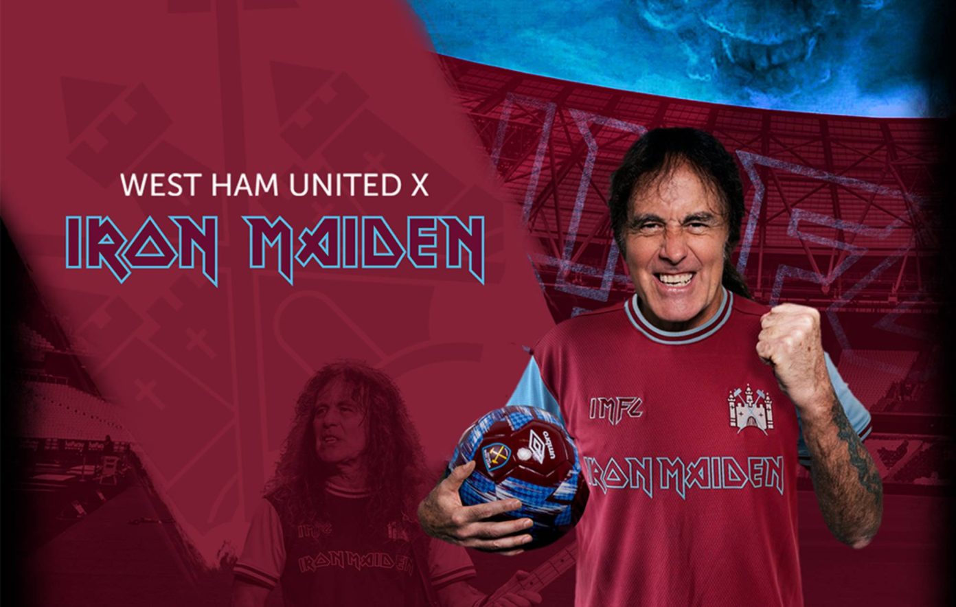 Обложка: ​Iron Maiden and West Ham United. Источник: PRESS