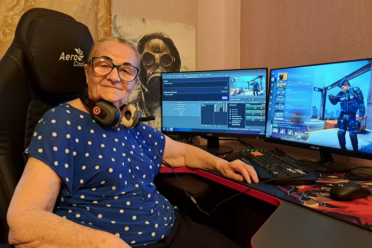 77-летняя стримерша i_olga получила международную премию за эйс в CS2