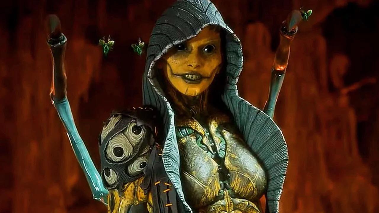 Модель перевоплотилась в опасную ДиʼВору из Mortal Kombat 11