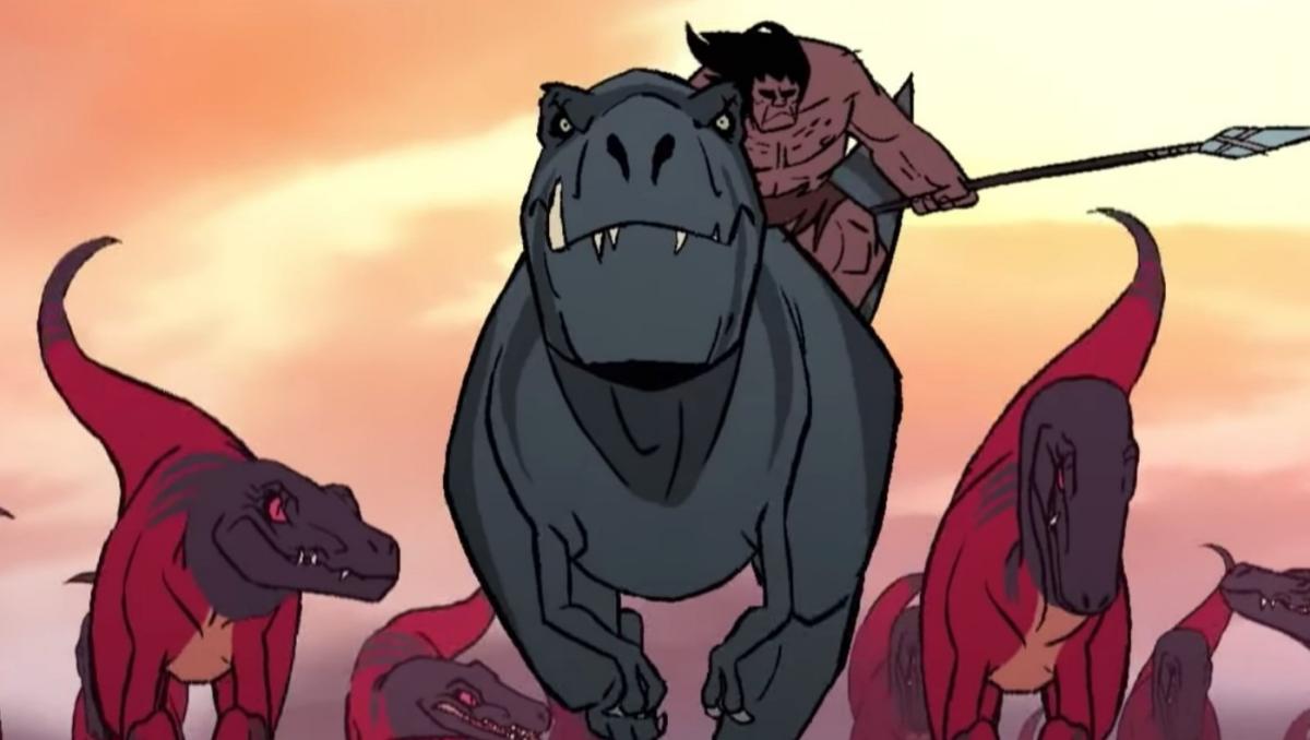 Обложка: кадр из мультсериала «Первобытный» // Источник: Adult Swim