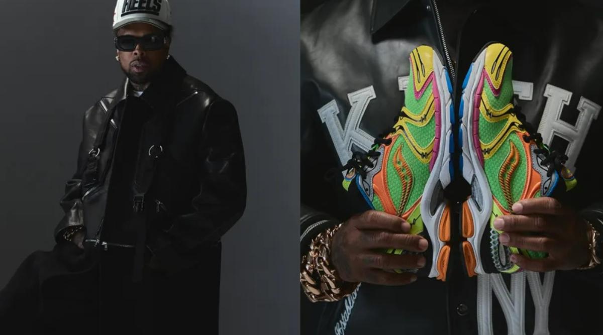 Westside Gunn и Saucony выпустили совместные кроссовки ProGrid Triumph 4 в неоновом стиле
