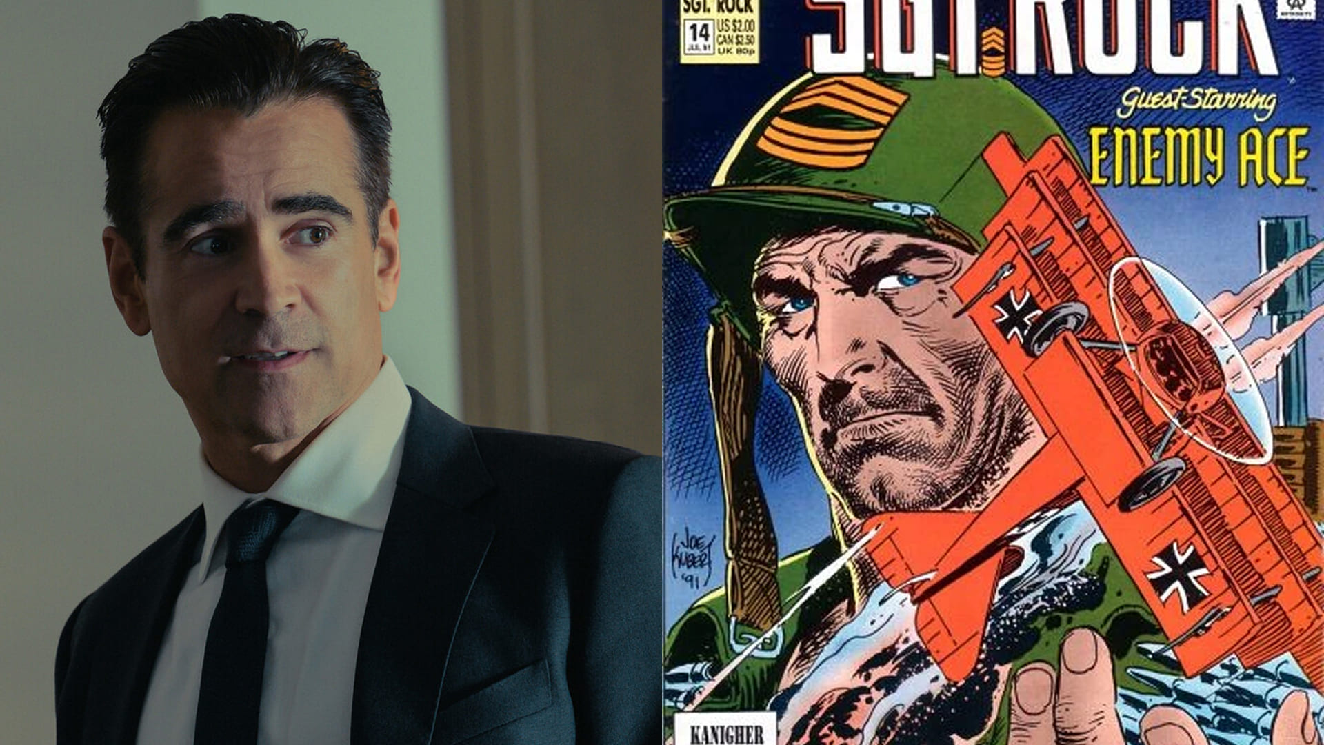 Обложка: кадр из сериала «Шугар», комикс Sgt. Rock