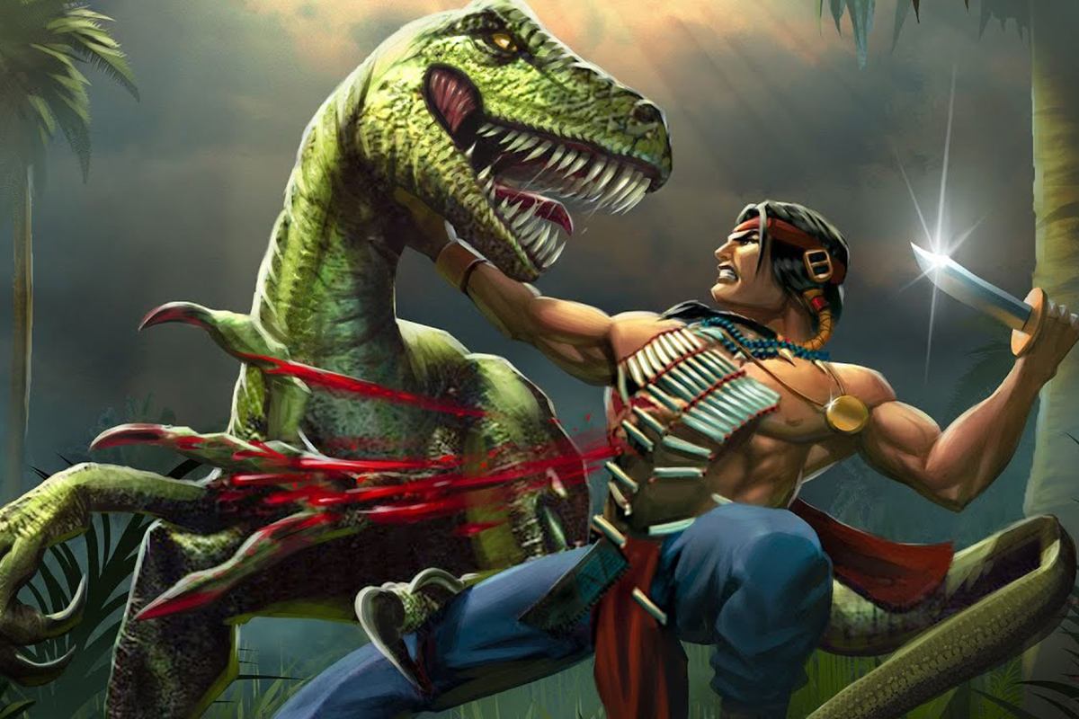 Обложка: Turok - Dinosaur Hunter