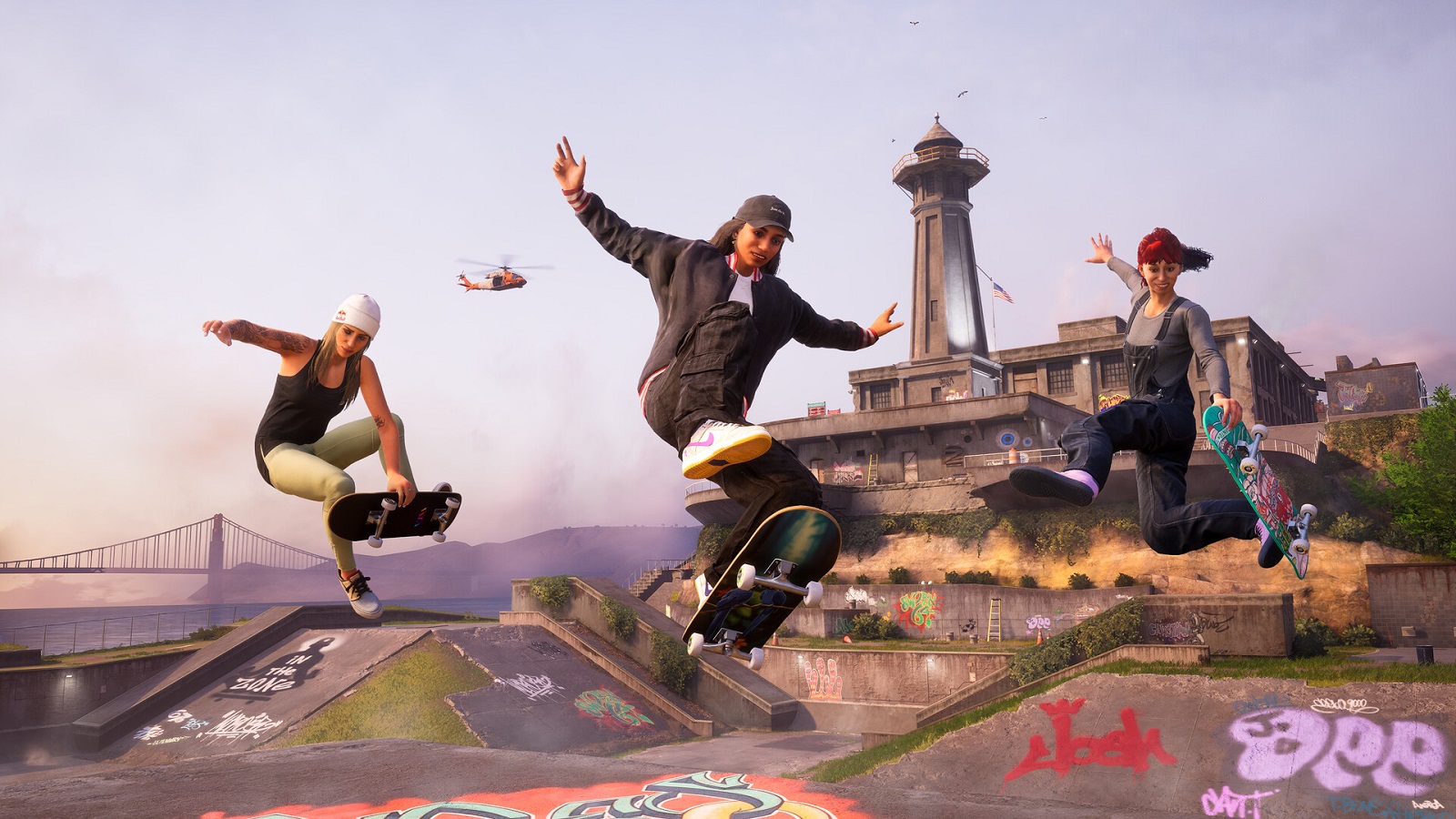 В анонсирующим трейлере Tony Hawkʼs Pro Skater 3+4 показали обновлённые уровни и графику