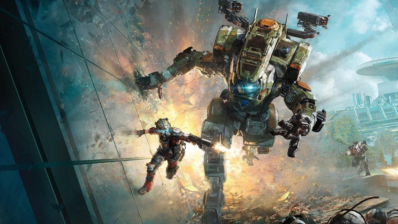 Обложка: постер игры Titanfall
