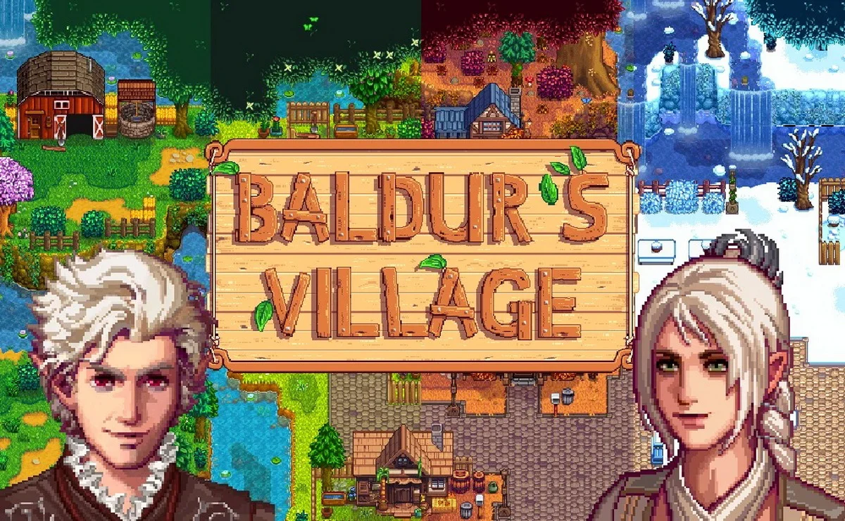 Для Stardew Valley выпустили мод с героями Baldurʼs Gate 3 - изображение обложка