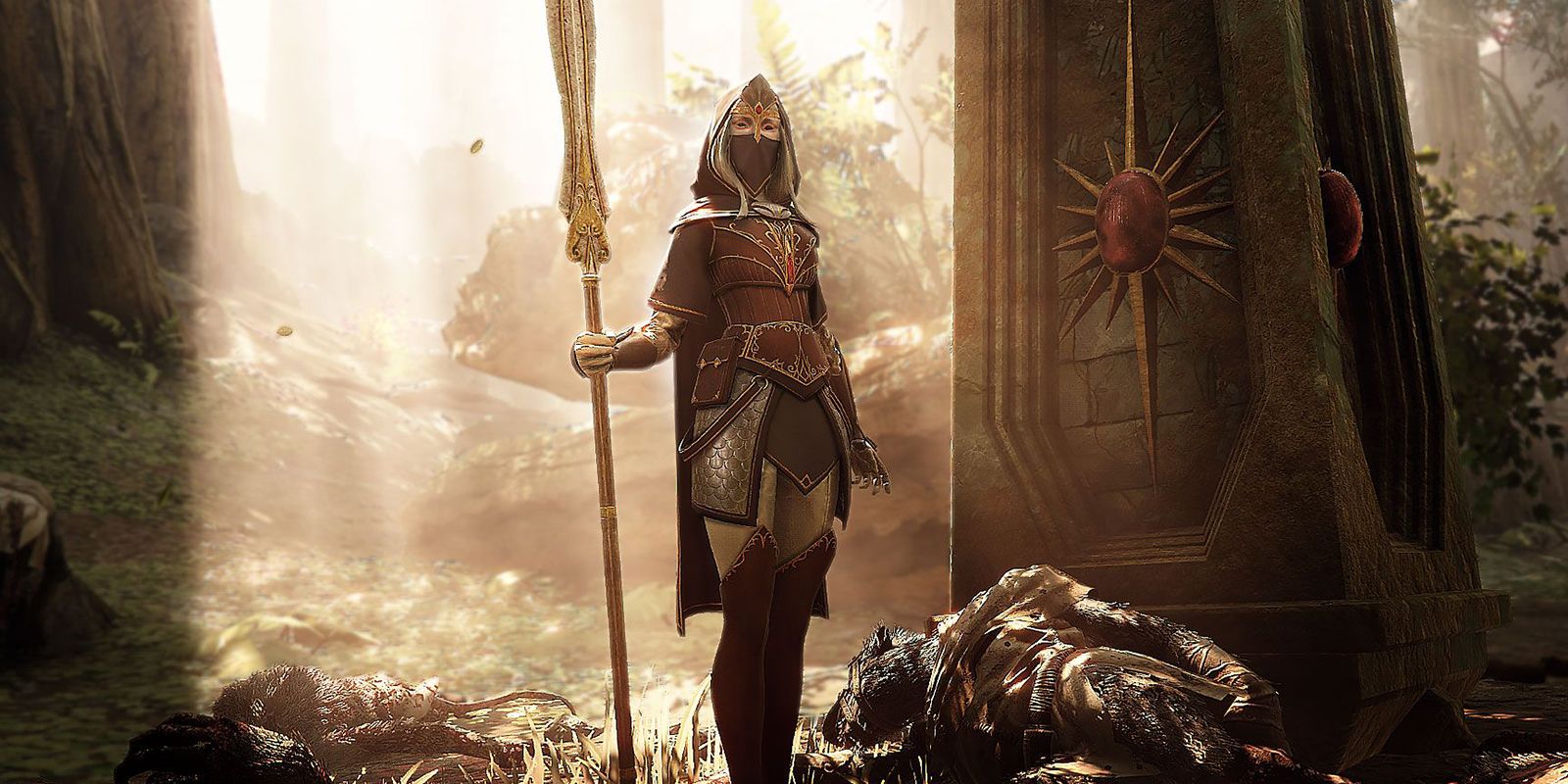 Модель снялась в образе опасной, но привлекательной эльфийки Кериллиан из Warhammer: Vermintide 2
