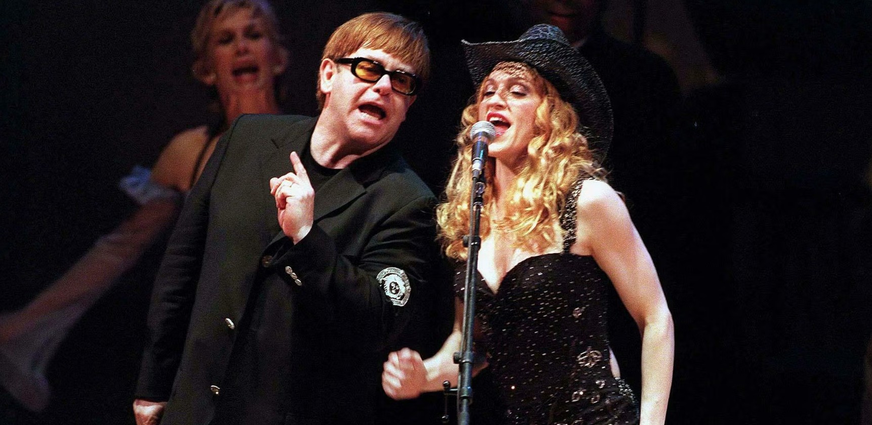 Обложка: Мадонна и Элтон Джон