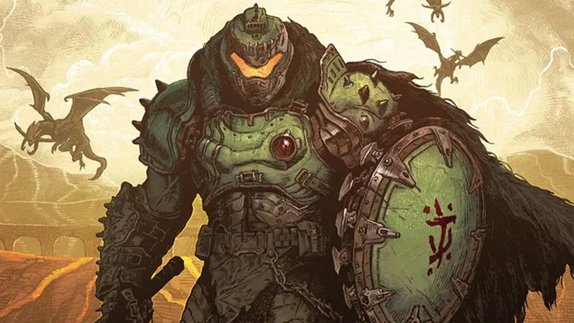 Обложка: арт из Doom: The Dark Ages