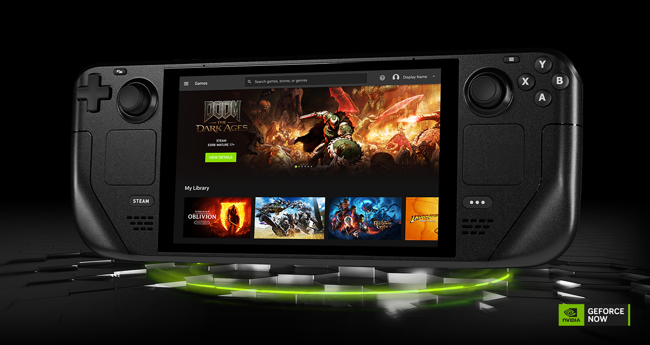 Nvidia выпустила специальное приложение GeForce NOW для Steam Deck