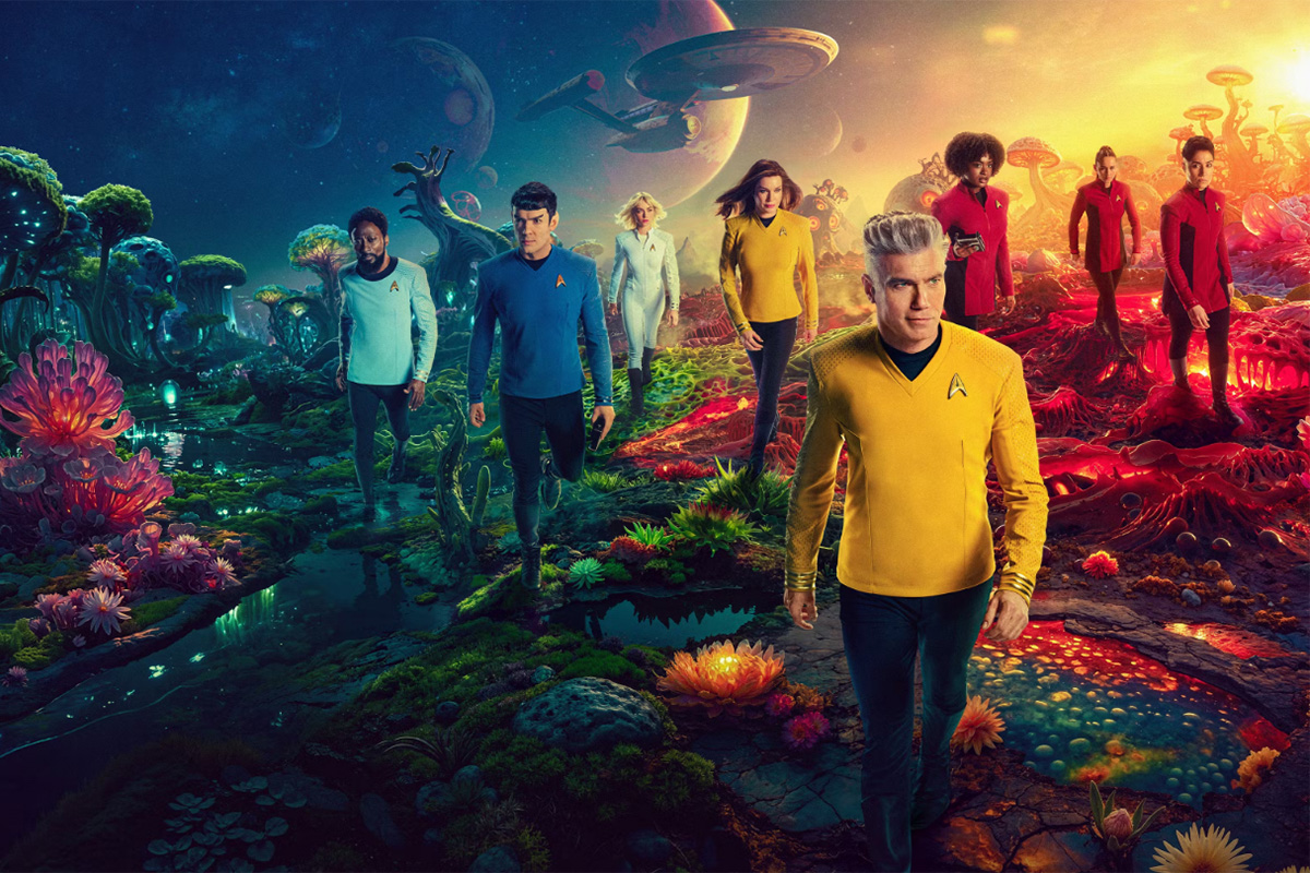 Обложка: «Звёздный путь: Странные новые миры»