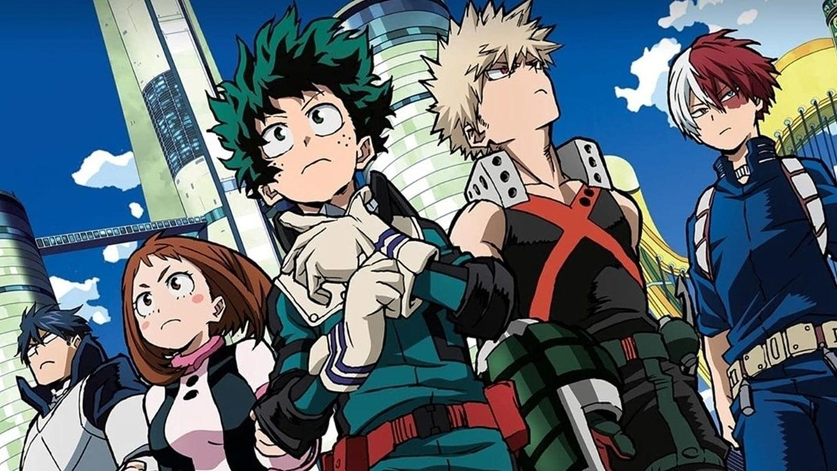 Обложка: «Моя геройская академия»