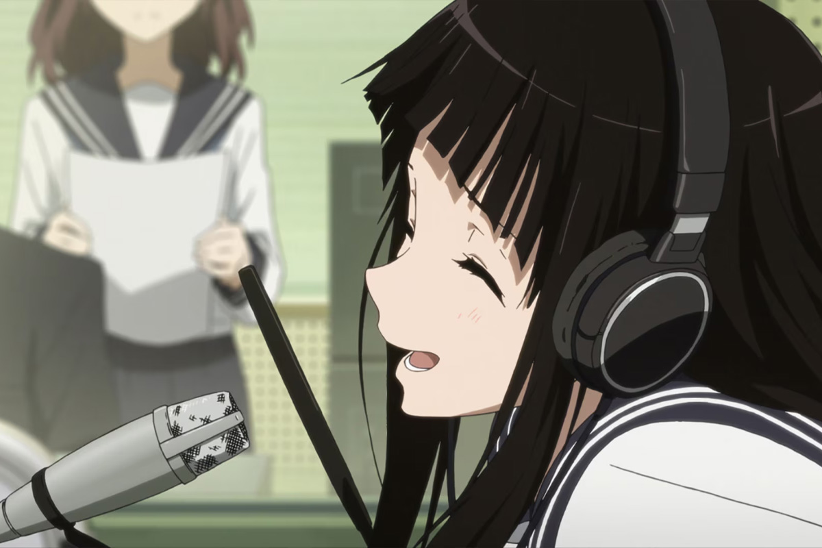 Кадр из аниме «Хёка»: Kadokawa Pictures