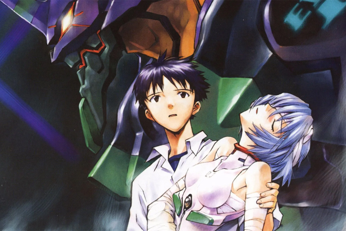Кадр из аниме-сериала «Евангелион»: Gainax