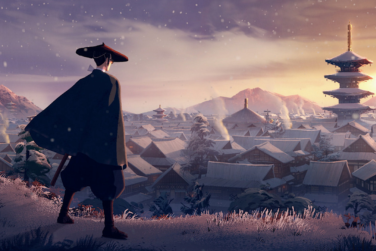 Обложка: Голубоглазый самурай