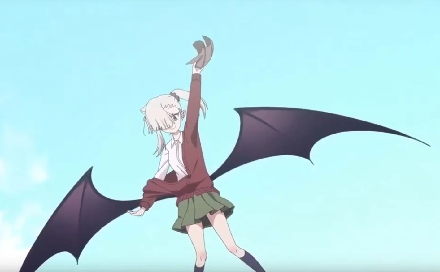 Обложка: кадр из трейлера аниме Liʼl Miss Vampire Canʼt Suck