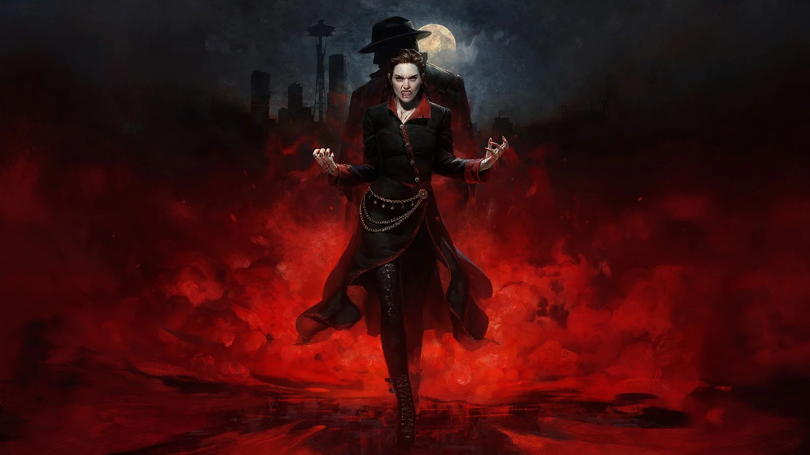 Обложка: арт из Vampire: The Masquerade — Bloodlines 2