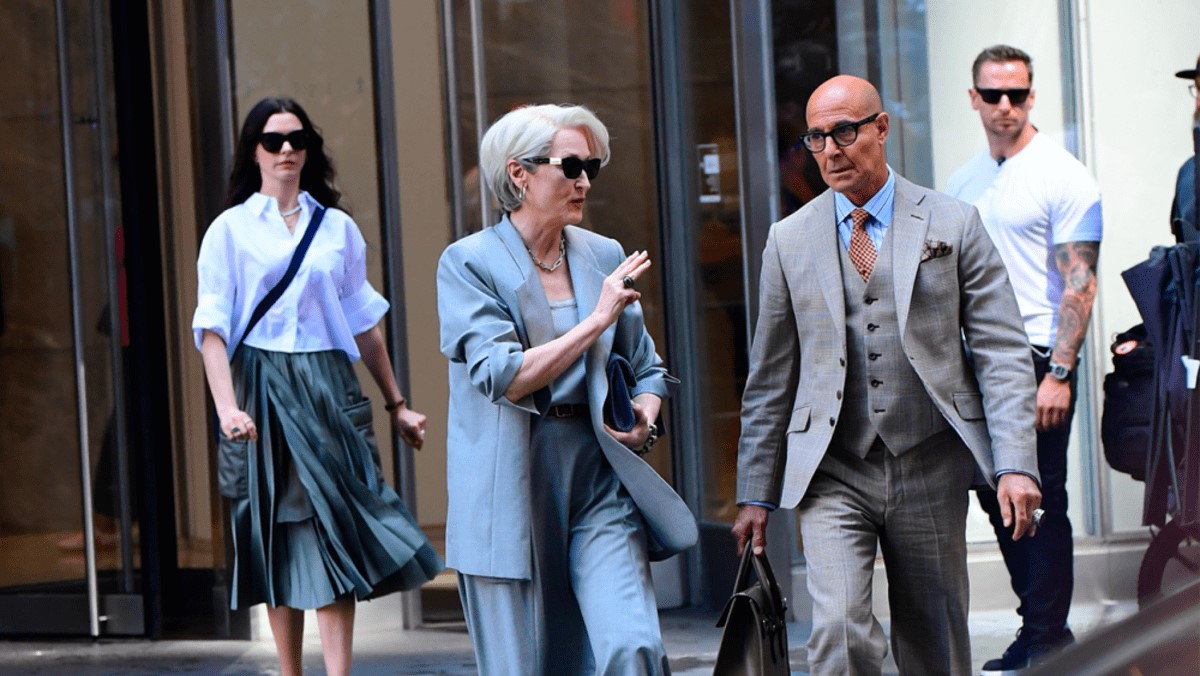 Обложка: 'The Devil Wears Prada 2' filming in New York City. Raymond Hall/GC Images