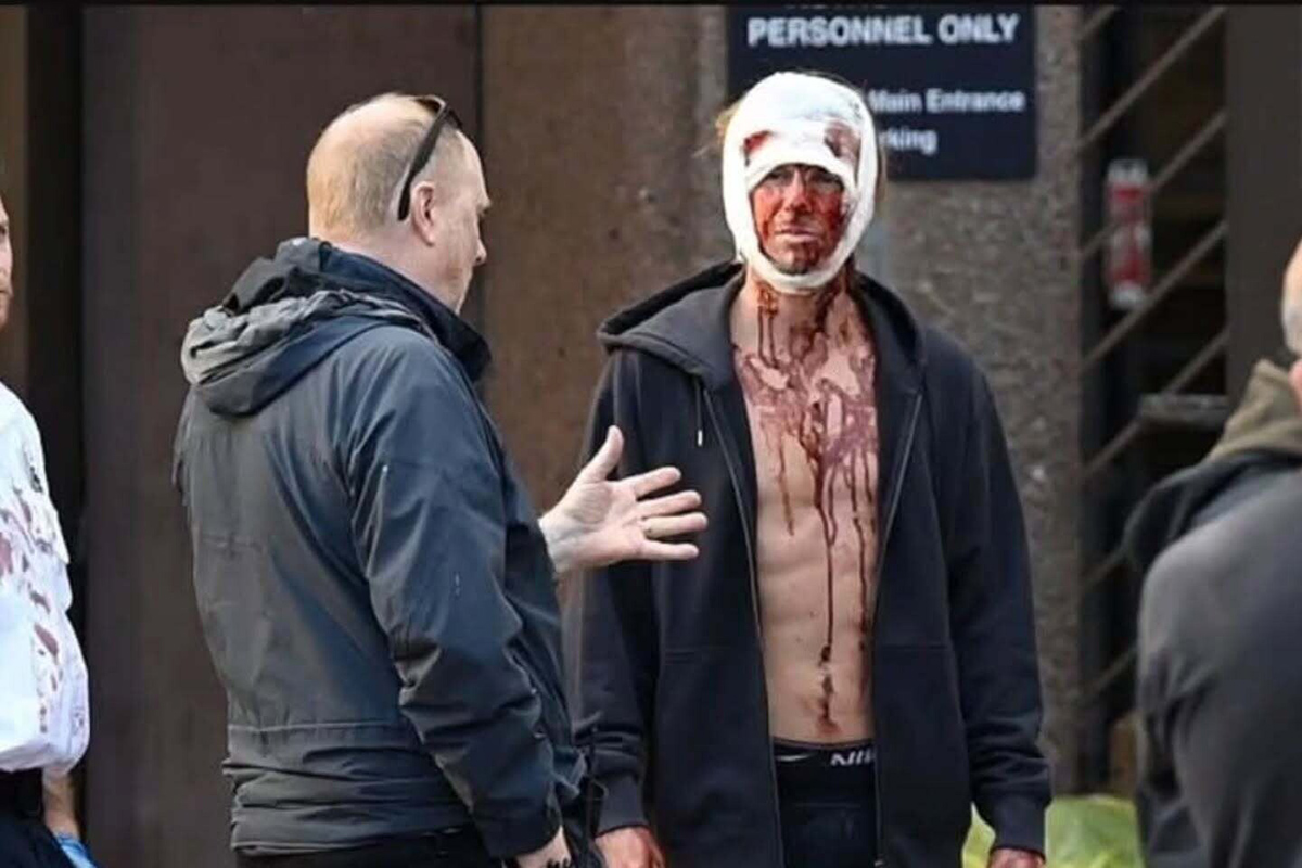 Обложка: фото со съёмочной площадки фильма «Глиноликий»