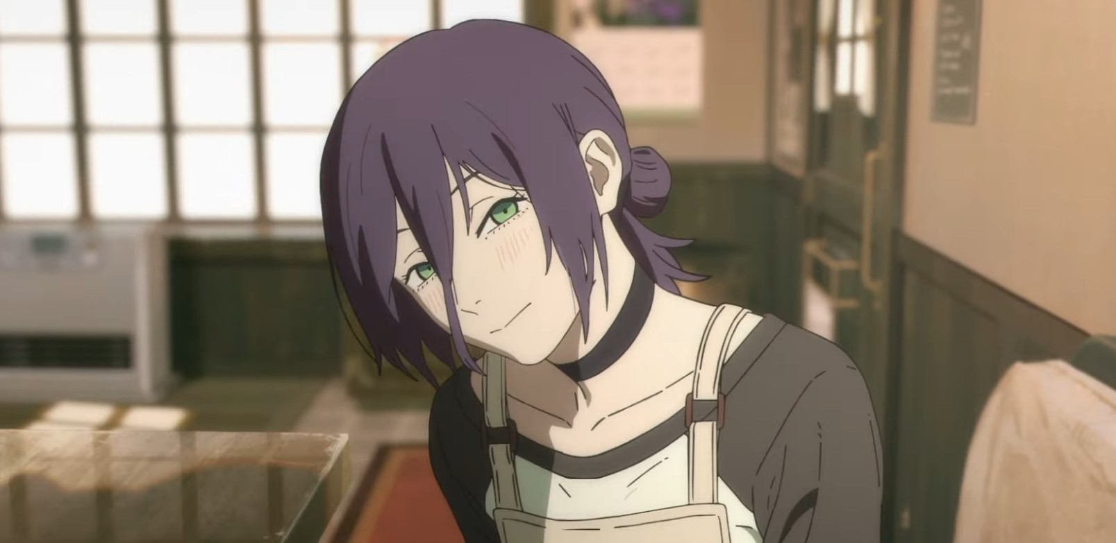 Обложка: кадр из трейлера аниме «Человек-бензопила: Арка Резе»