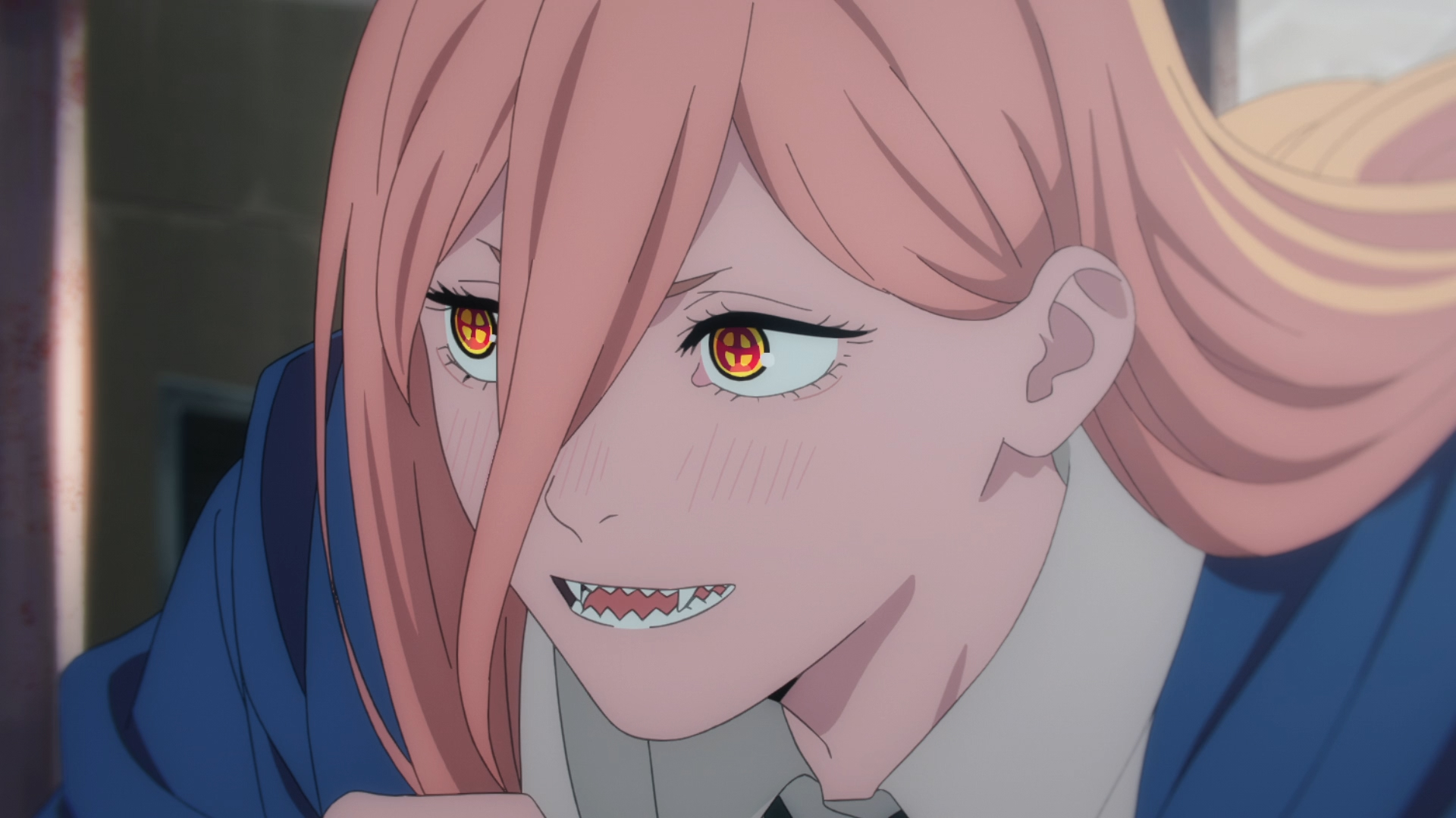 Обложка: кадр из аниме "человек-бензопила"