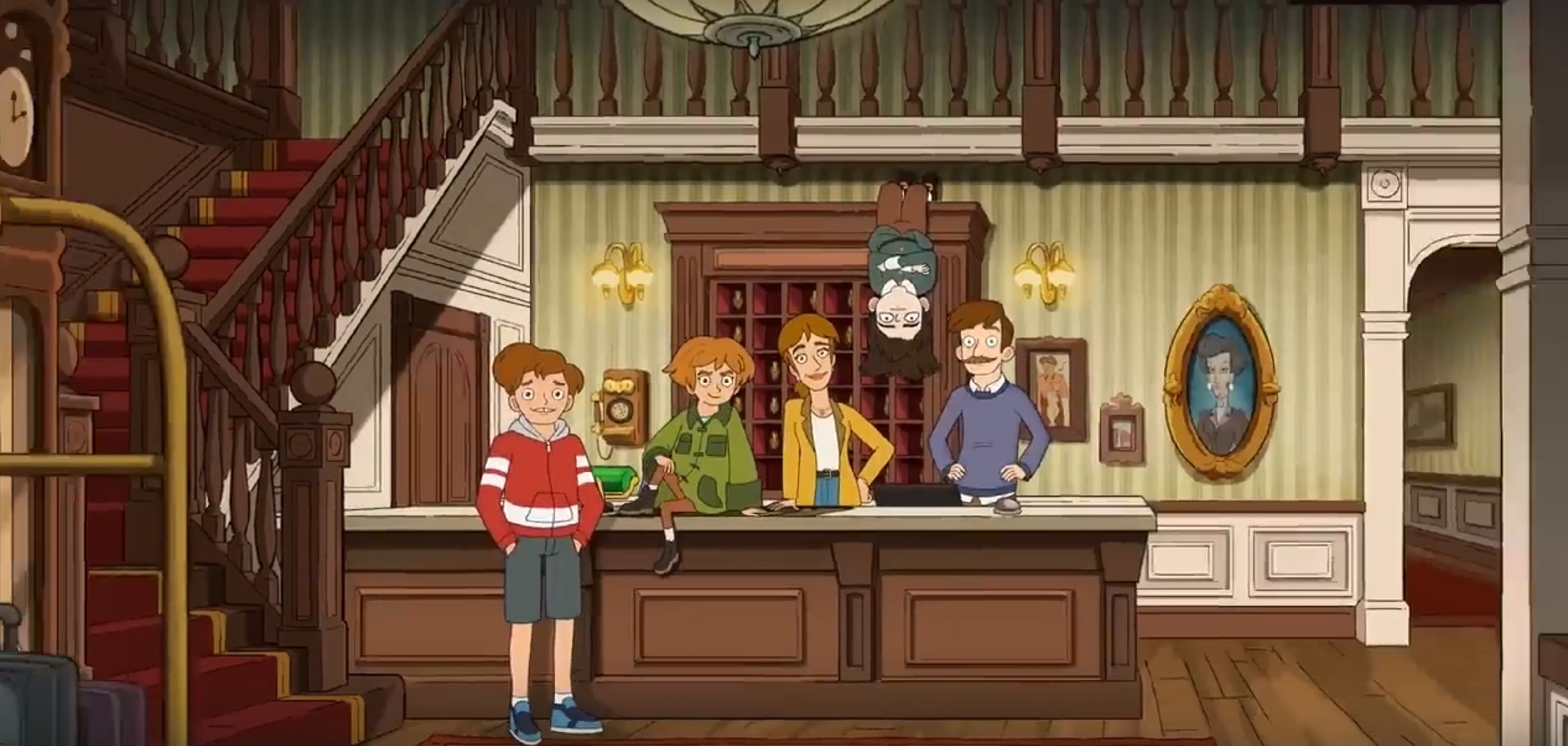 Обложка: "Отель с привидениями"