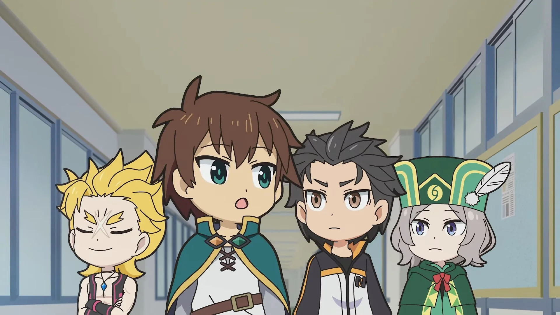Обложка: кадр из трейлера аниме Isekai Quartet