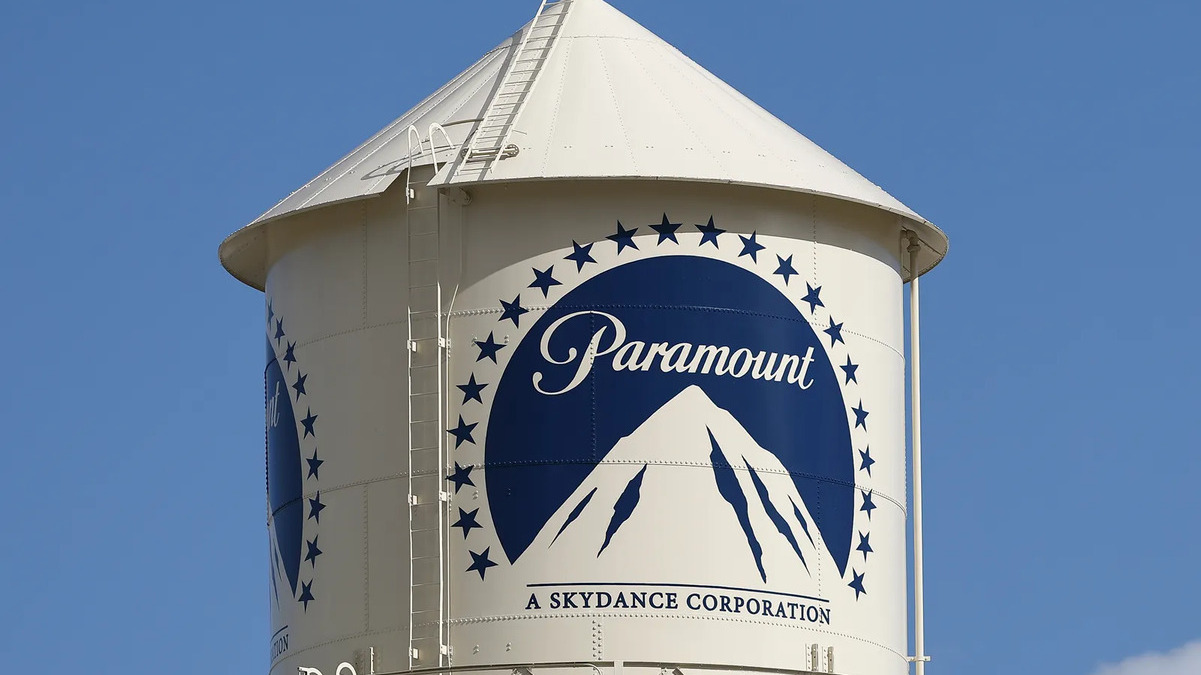 Водонапорная башня Paramount Skydance/ Источник: Michael Yanow—NurPhoto/Getty Images