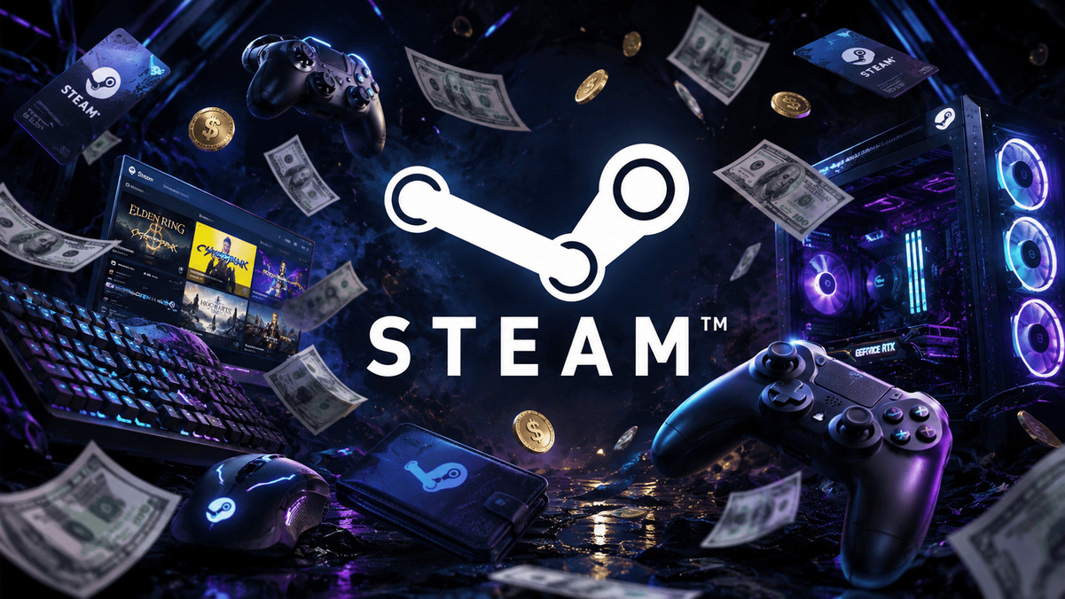 Как пополнить Steam без комиссии в 2026 году: что влияет на итоговую стоимость