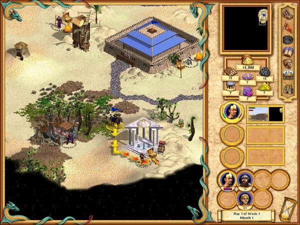 Heroes of Might and Magic IV: Winds of War — скриншот 1