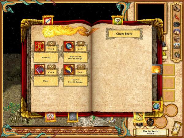 Heroes of Might and Magic 4: The Gathering Storm — скриншот 3