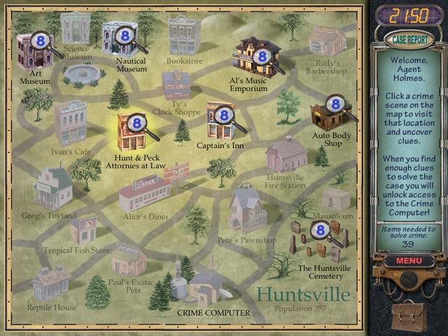 Mystery Case Files: Huntsville — скриншот 1