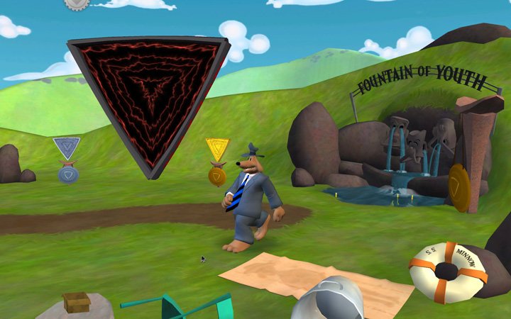 Sam & Max: Episode 202 - Moai Better Blues — скриншот 2