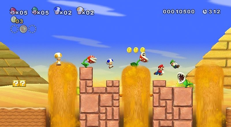 New Super Mario Bros. Wii — скриншот 4