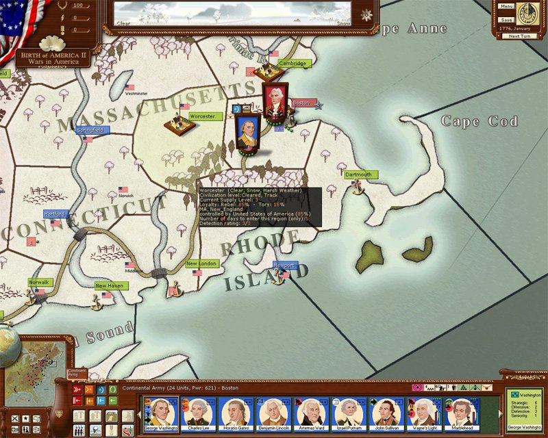 Birth of America II: Wars in America 1750-1815 — скриншот 3