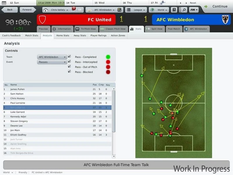 Football Manager Handheld 2010 - кадр 1