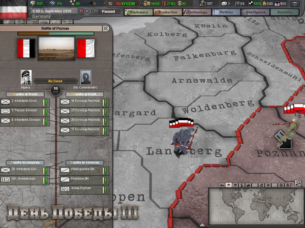 Hearts of Iron 3 — скриншот 6