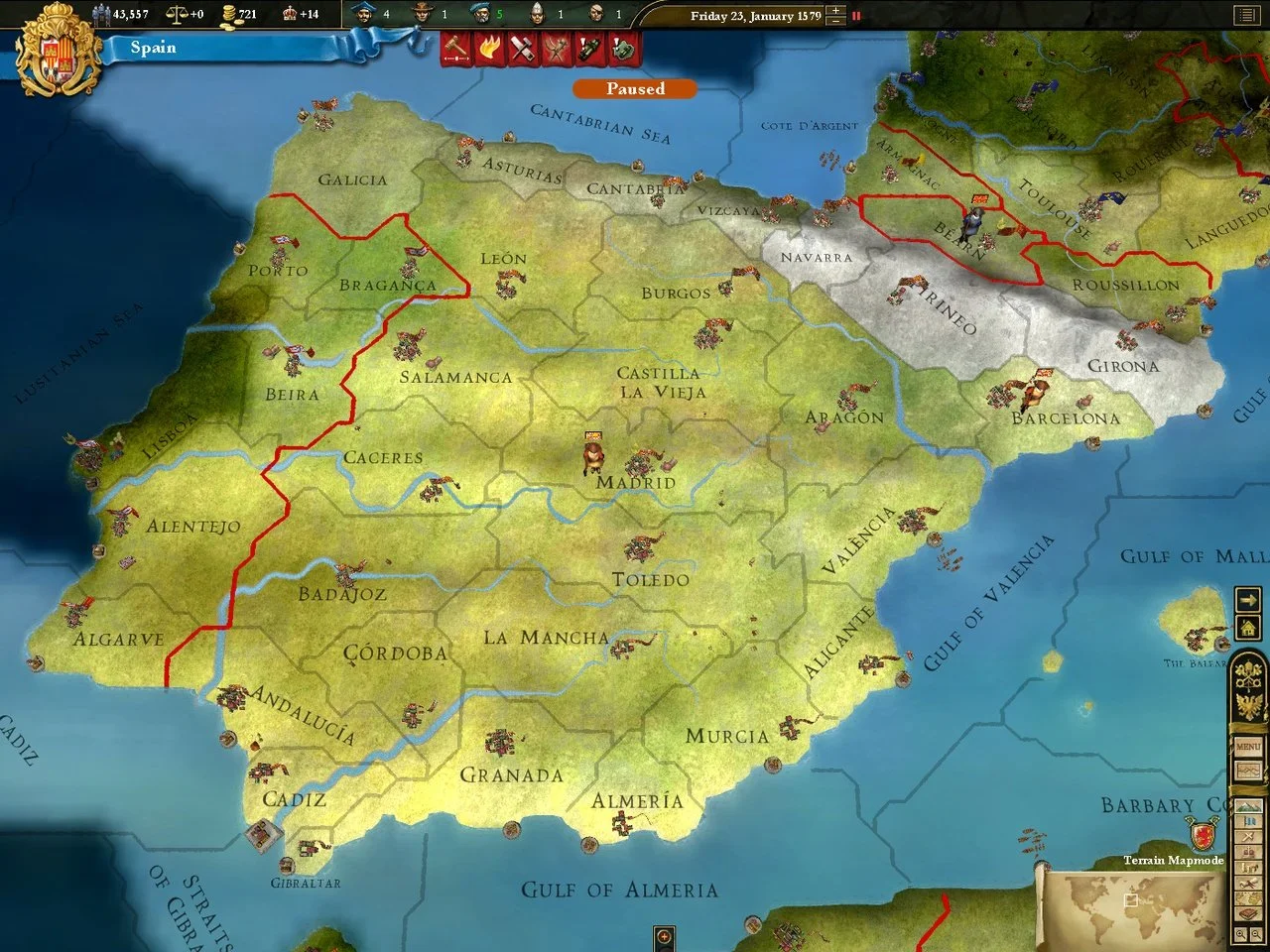 Europa Universalis III: Heir to the Throne - кадр 3