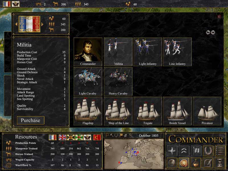 Commander: Napoleon at War — скриншот 1