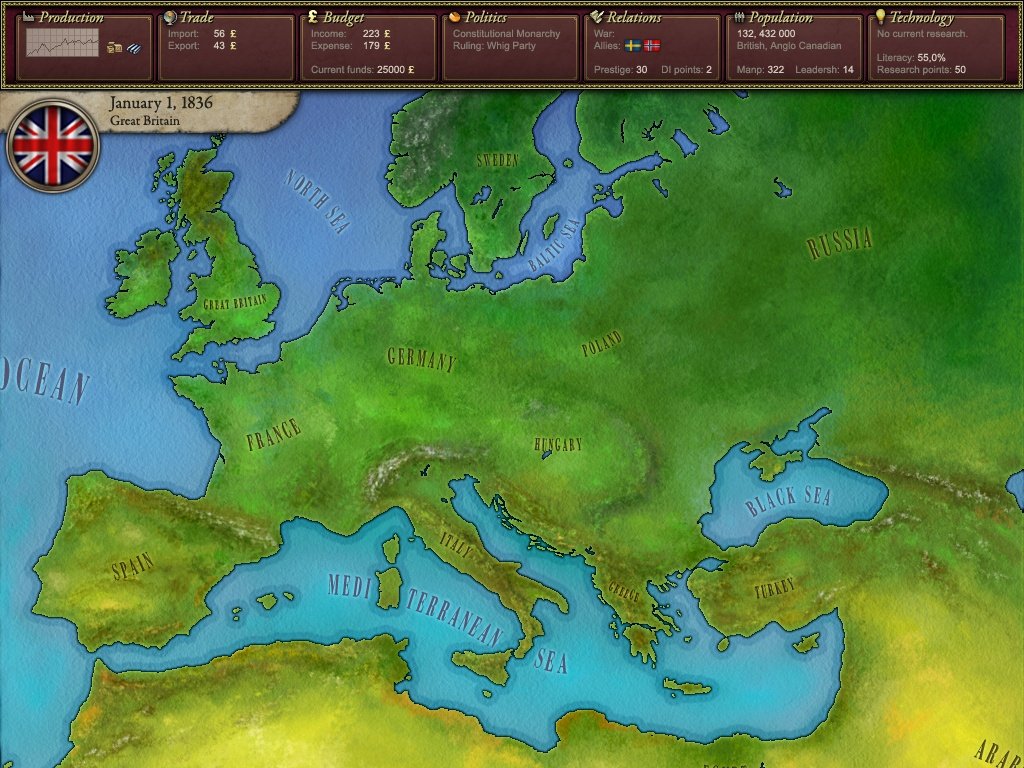 Victoria 2 — скриншот 1