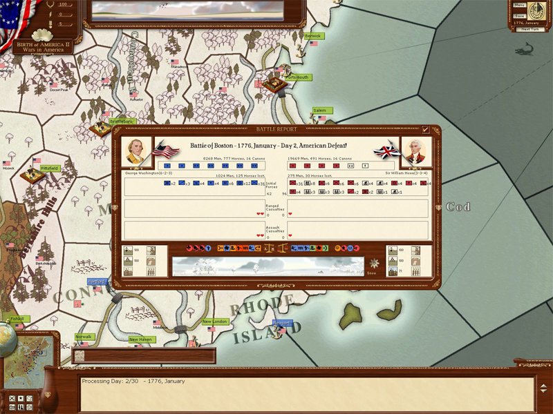 Birth of America II: Wars in America 1750-1815 — скриншот 1