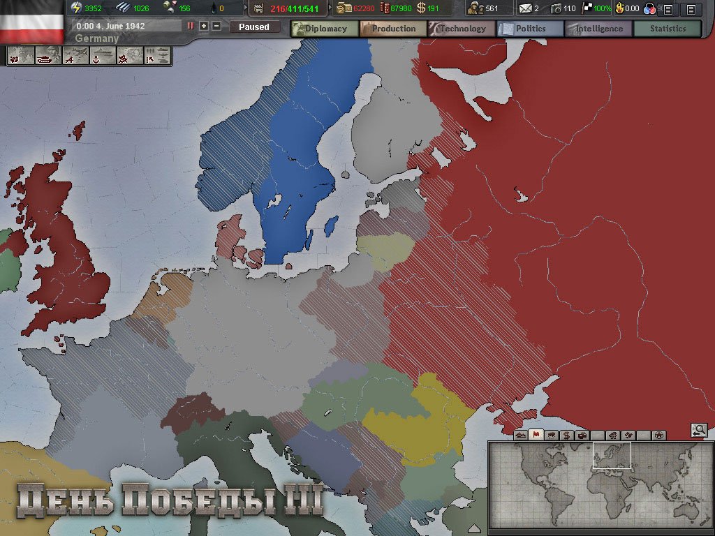 Hearts of Iron 3 — скриншот 4