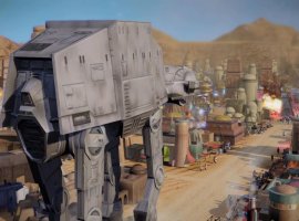 В Сеть утекли кадры стратегии по Star Wars с осадой Татуина - изображение 1