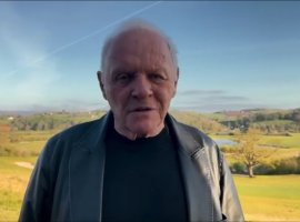 Энтони Хопкинс станцевал с Сальмой Хайек в честь победы на «Оскаре» - изображение 1