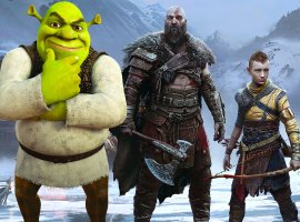 В сети заметили подозрительное сходство между God of War: Ragnarok и фильмами о Шреке - изображение 1