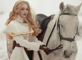Россиянка показала косплей на принцессу Зельду в зимнем костюме - изображение 1