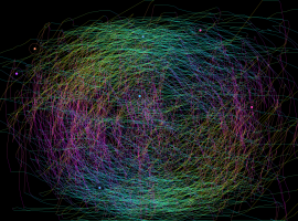 Дальний космос? Нет, просто узор движения мышки во время игры - изображение 1