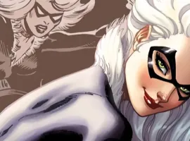 Модель предстала в образе игривой Черной кошки из Marvel Comics - изображение 1