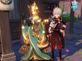 Модель представила косплей на выдуманную Мисс Хину из Genshin Impact - изображение 1